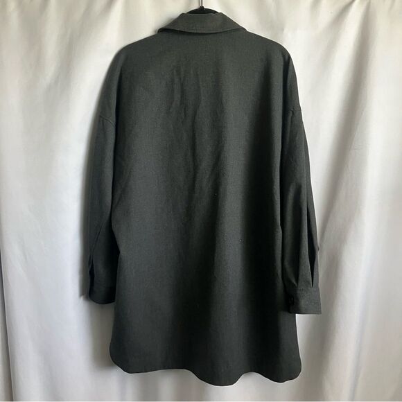 Zara Oversized Utility Button Down Shirt - Picture 2 of 6